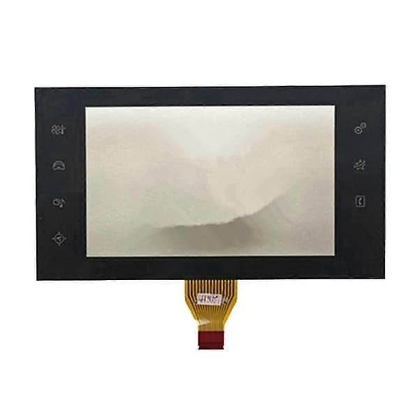 Touch Screen LCD-skærm til Citroen C4 Cactus 2014-2018 Bilmonitor Reservedel As Shown