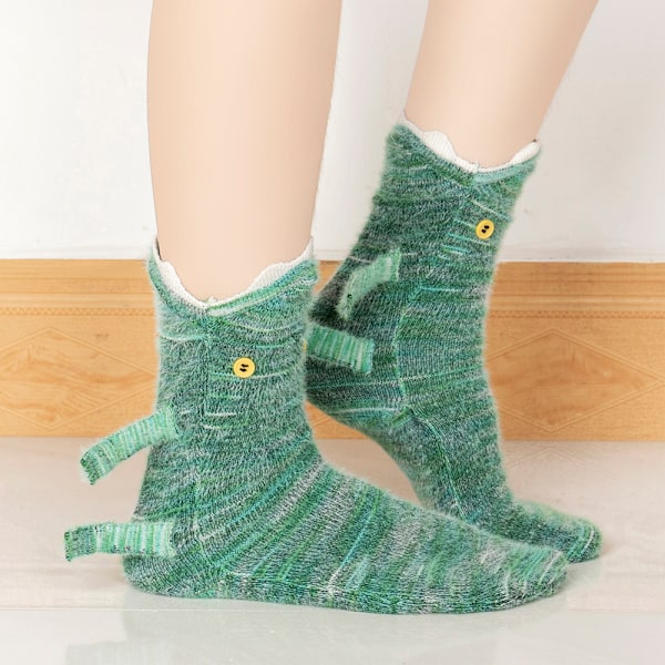 Julstickade Krokodilsockor (Barnutgåva)