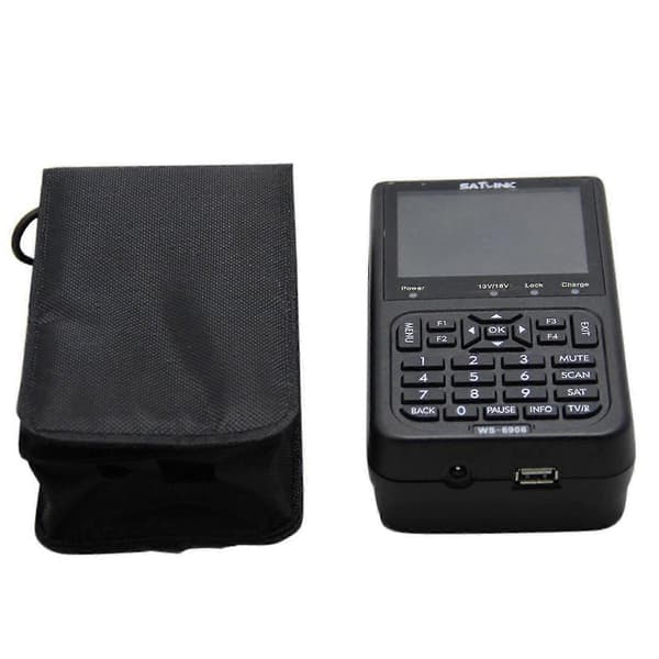 Satlink Ws6906 3.5in Lcd Display Data Digital Satellitsignal Finder Meter kit