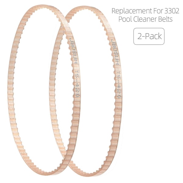 Drivremmar för Poolrengörare Ersättning För Aquabot Delar 3302 A3302pk Remmar - 2-Pack