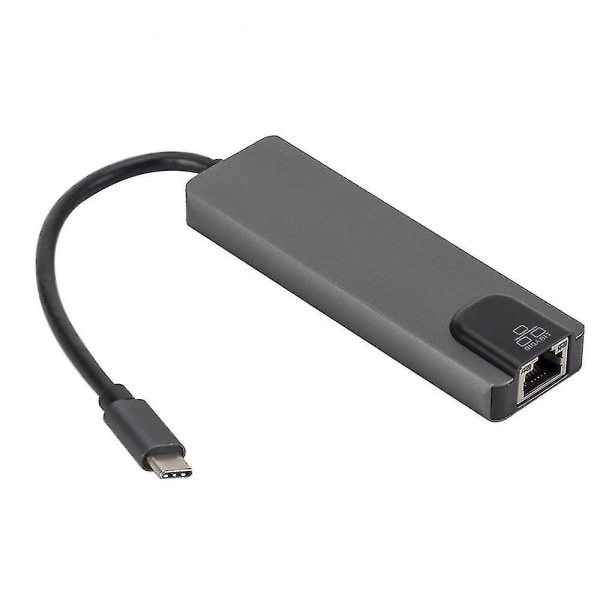 4k 5 i 1 USB Typ C Hub Adapter för Mac Book Pro Thunderbolt 3 Usb-c laddare Pd