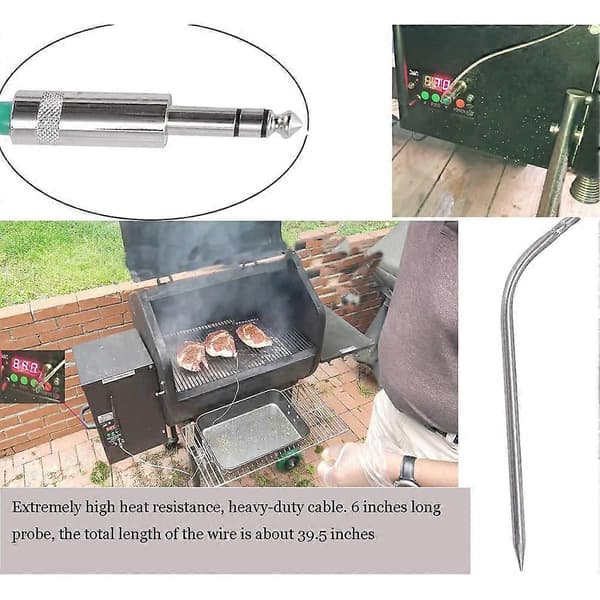 För Green Mountain Grills GMG Kötttermometer Temperatursensor P-1035 5\" sond