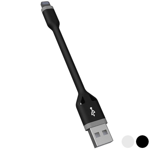 Billig USB till Lightning kabel 10 cm