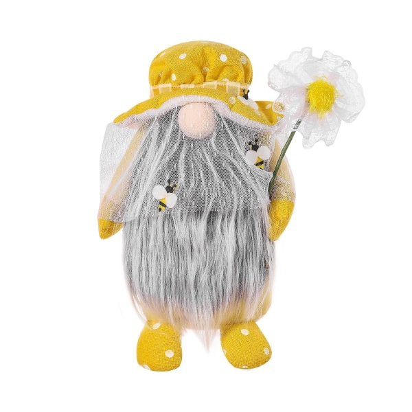 Solros Gnome Påsk Bee Gnomes Skandinaviska Svenska Nisse Tomte Ornament A model