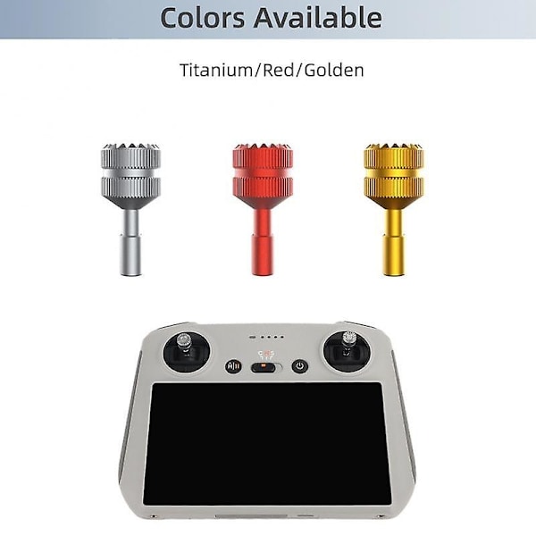 2 st Ersättnings-Joystick Luminum Alloy Knurlad Halksäker Tumme Rocker för Dji Mini 3 Pro/ji