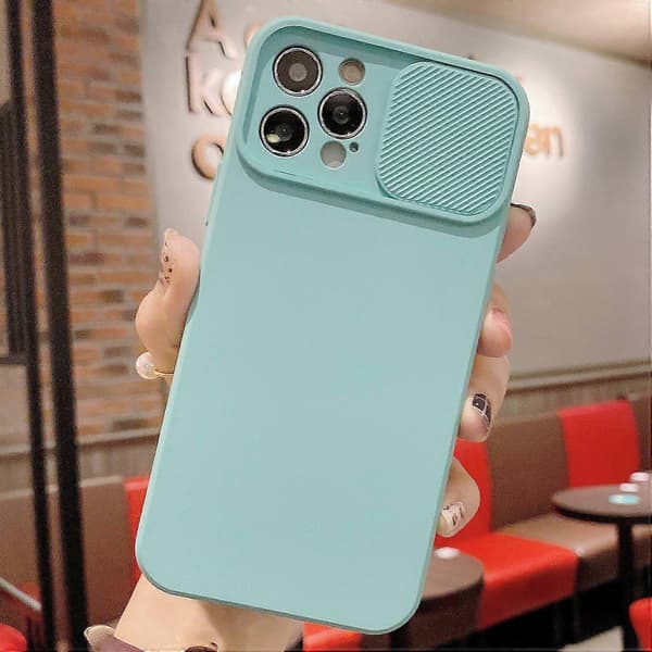 Slid Kamerabeskyttelse TPU-deksel for iPhone 13 mini Ice blue For iPhone 15 Pro Max