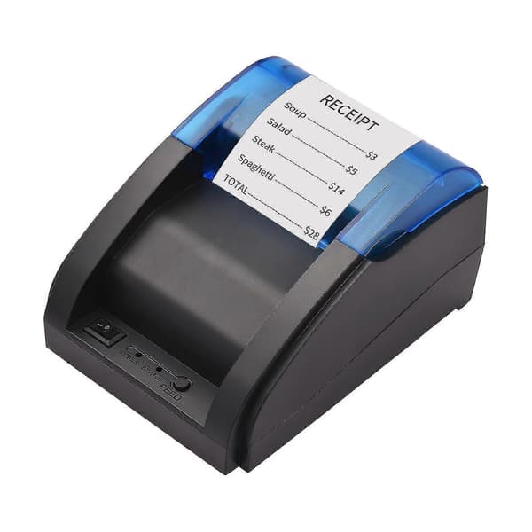 58 mm termisk kvitteringsprinter med USB- og Bluetooth-forbindelse til POS