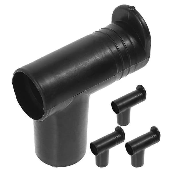 4 stk. Tøjstativsforbindelse Retvinklet Tøjstativsforbindelsesled til Tøjstativ Black 7.00X6.10X2.50CM