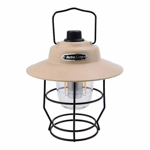 Retro S Udendørs Cam S Genopladelig Ing Hest S Telt Cam Lampe Gray