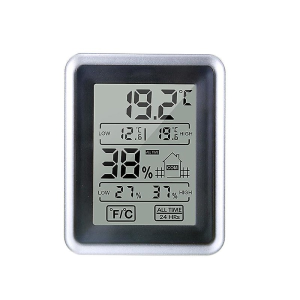 Hygrometer Inomhustermometer Temperatur Fuktighetsmätare Indikator  Lcd-skärm med hög noggrannhet Lättläst Bärbar för kontor Kylskåp Garage H  303d | Fyndiq