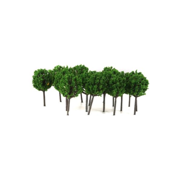 50 stycken modell tåg träd landskap landskap grön 1:300
