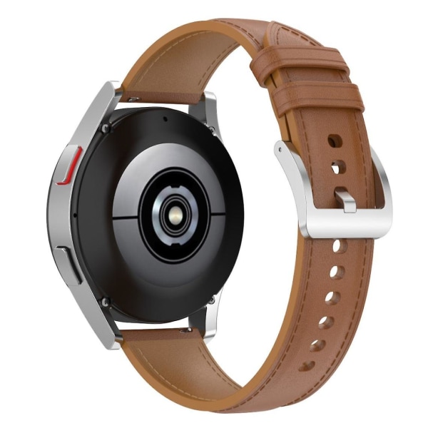 Ljusbrun äkta läderrem för din Samsung Galaxy Watch4 40mm/44mm/galaxy Watch3 41mm/galaxy Watch Active2 40mm/44mm/huawei/garmin Smart Watch