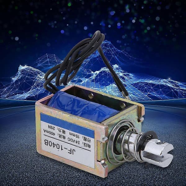 JF-1040B 25N 24V DC Elektromagnet Push Pull Typ Solenoid Elektromagnet 15mm Slaglängd