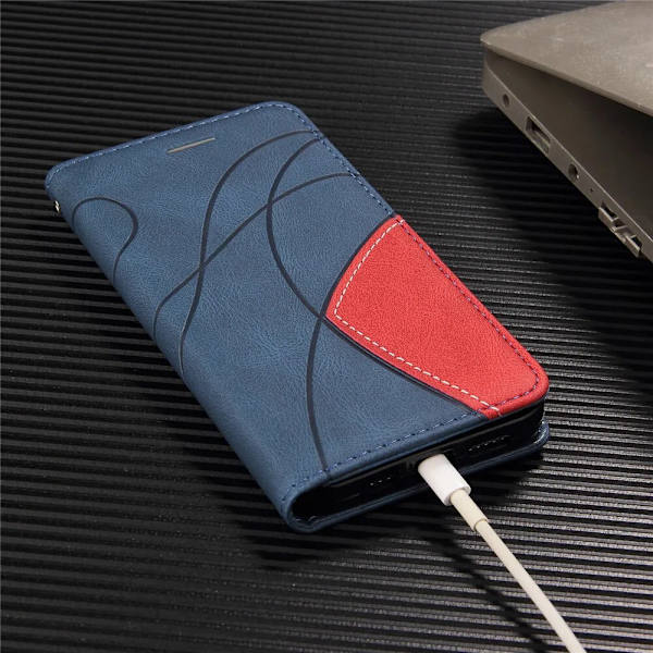 Læder Flip Cover til iPhone 15 Plus, iPhone 15 Plus Telefon Cover til Apple iPhone 15 Plus