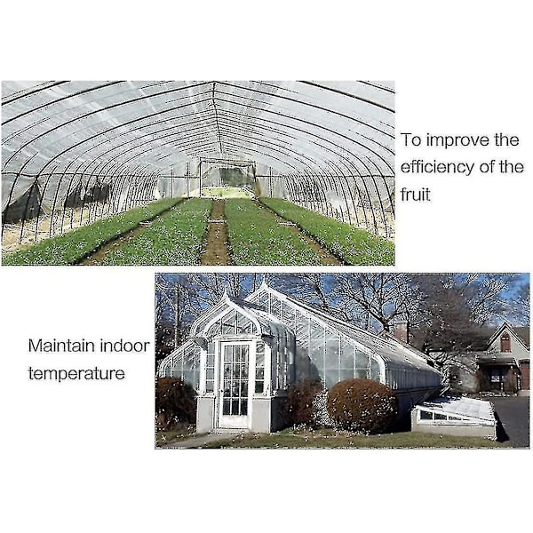 Aluminet Skyggenet Reflekterende Aluminet Solskærm Mesh UV-bestandigt Net med Øjer til Blomster Planter Terrasse Have Sølv 3x3m, havetilbehør