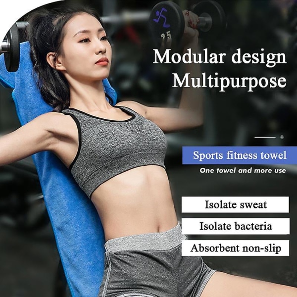 Träningshandduk för sport Multifunktionell snabbtorkande handduk Gymutrustning Svettdyna Handduk Simhandduk Mikrofiber Poolhanddukar Green Pink With Bag
