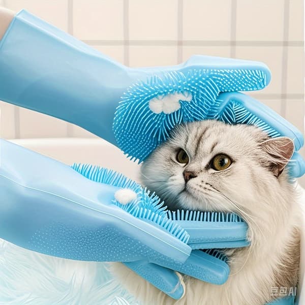 Hunde Badehandsker, Kæledyrsbørste Silikone Bademassagebørste Assorted Varieties
