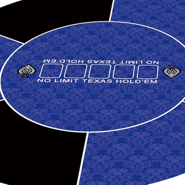 Ammattimainen pokerimatto, kätevä ja kannettava pokeripelimatto, sopii teemajuhliin ja pokeripeli-iltoihin