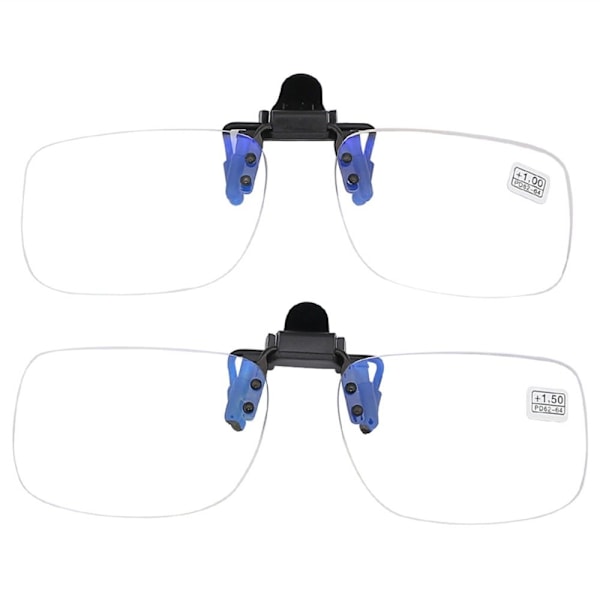 Clip-on Glasögon för Ålderssynthet Läsglasögon STYRKA Strength 150