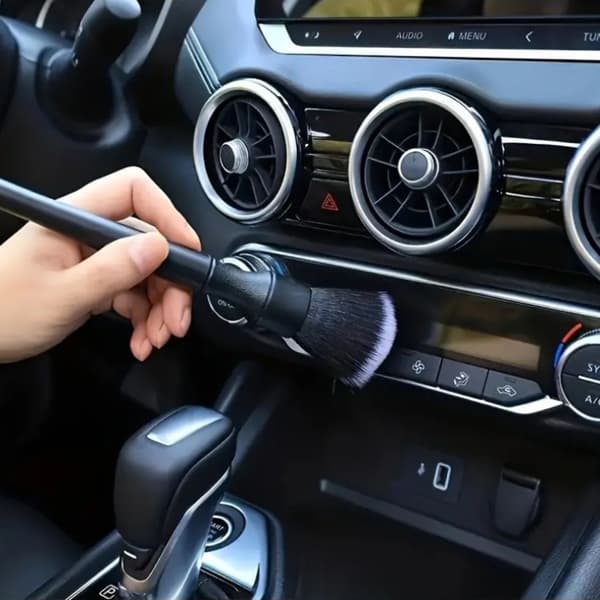1 st bil interiör detaljborste, dammsugarborste för hemstädning 1 stk