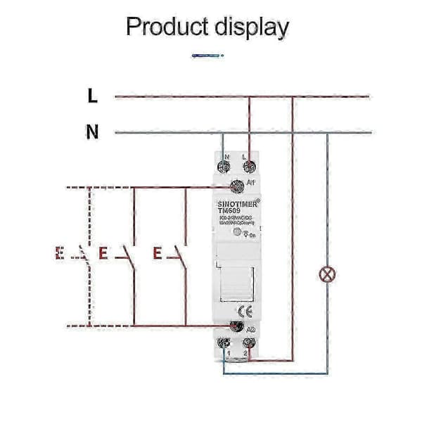 Sinotimer Tm609 Wifi Smart Timer Switch Tuya App Fjärrkontroll Trådlös Nedräkning Timer Switch Hem 691