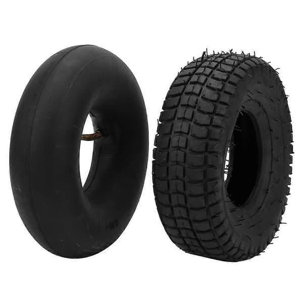 Robust 9X3.50-4 Sort Gummi Dæk og Slange Sæt til E-Scootere