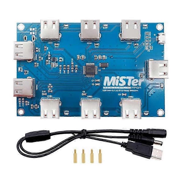 Manuel Svejsning Usb Hub V2.1 Board Med 7 Usb Porte Til Mister Fpga