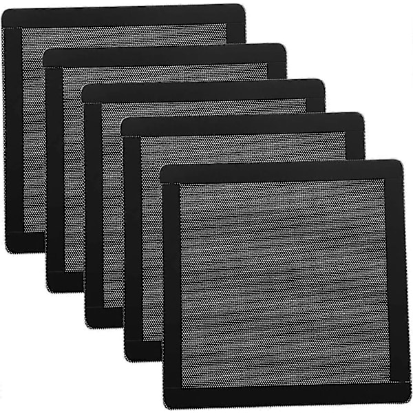 Dammfilter för PC-fläkt, magnetisk ram dammfilter 120*120MM 5PACK