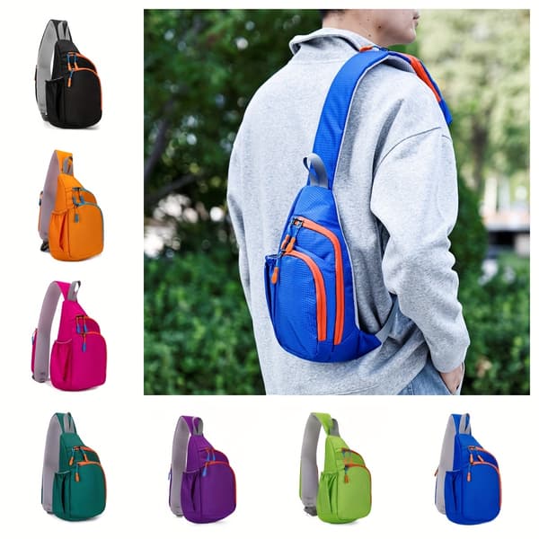 Messenger taske, let og foldbar Rose Red