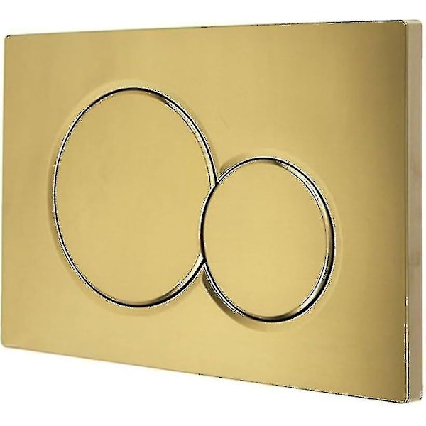 Geberit Sigma01 Dobbelt Skylleplade, Krom Finish, 115.770, Guld