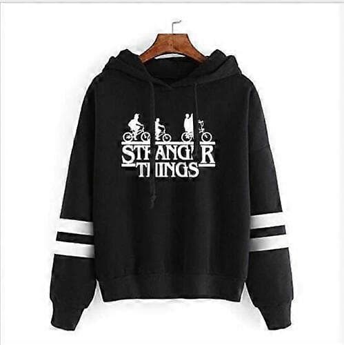 Dame Herre Unisex Stranger Things Hættetrøjer Langærmet Trøje Pullover C L