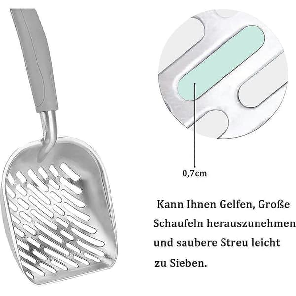 Kattesandskovl, aluminiumlegering