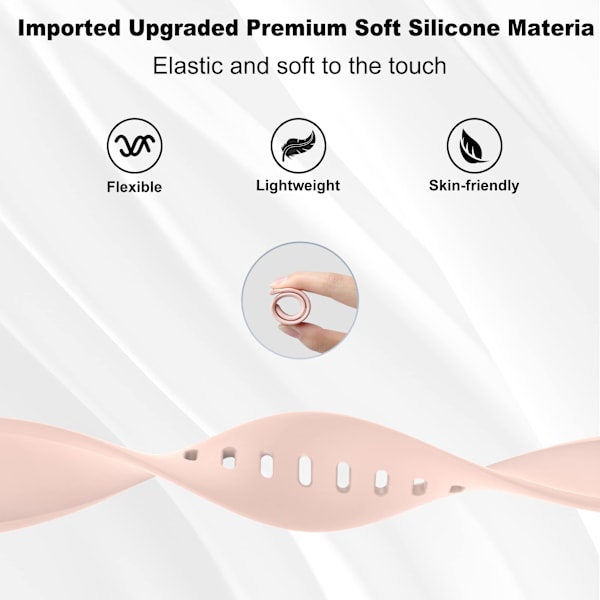 Pack Urheilunauha Yhteensopiva Apple Watch -nauhan kanssa 42/44/45/49 mm Silikoninen Vaihtohihna iWatch Ultra/Ultra 2 Series 9 8 7 6 5 4 3 2 1SE 42/44/45/49mm