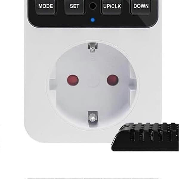 Fuktighetskontroller, Temperaturkontroller Socket 230 V, Temperaturbryter, Socket Termostat Swi White
