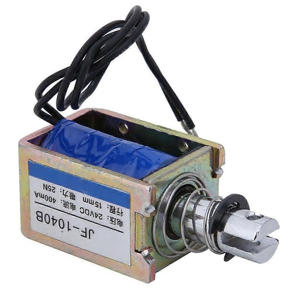 JF-1040B 25N 24V DC Elektromagnet Push Pull Typ Solenoid Elektromagnet 15mm Slaglängd