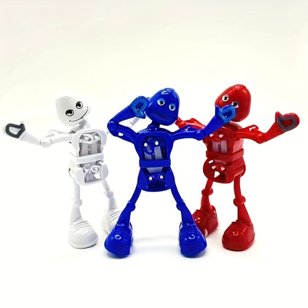 1 st Vindkraftsdriven Leksaksrobot Som Dansar, Udda Leksak Som Gör Splitter Blue