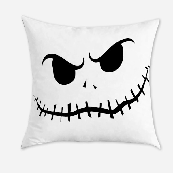 Happy Halloween Putetrekk Søt Svart Katt Mumie Zombie Ansikt Kastepute Putetrekk Kreativ Design Hjem Sofa Stol Dekor