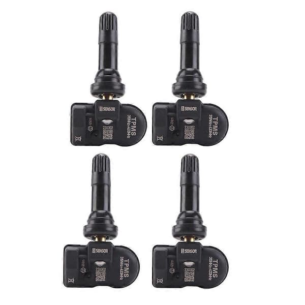 4 st Programmerbara MX-sensorer för TS408 TS508 ITS600 TPMS Däcktryckssensor 433MHz 315MHZ 2 i 1 S Black