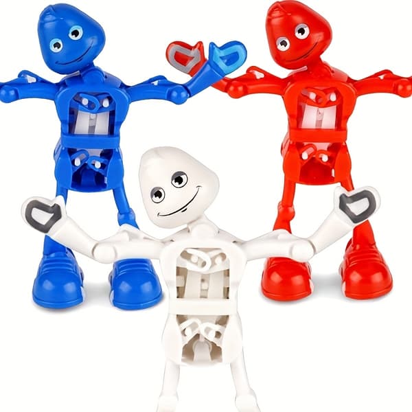 1 st Vindkraftsdriven Leksaksrobot Som Dansar, Udda Leksak Som Gör Splitter Blue