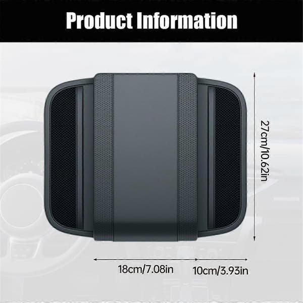Universal Bil Armlene Boosterpute, Ny Memory Bomull Bil Armlene Bokspute Auto Senterkonsollpute Black