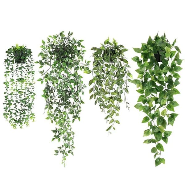{YM}4-pack Hängande dekorativa växter
