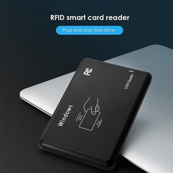 125khz USB Rfid kontaktlös närhetssensor Smart ID-kortläsare, ID-kortläsare ID-kortutfärdare Line Machine Allt-i-ett 10-bitars kortläsare