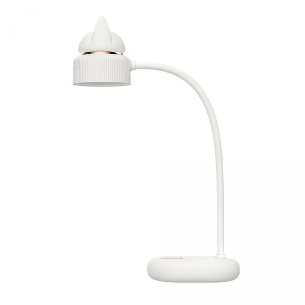 USB uppladdningsbar LED-bordslampa (vit)