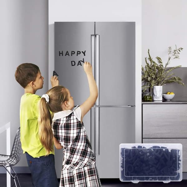{YM}Magnetic Letters - 124 Piece Fun Alphabet Set Refrigerator Magnets Educational