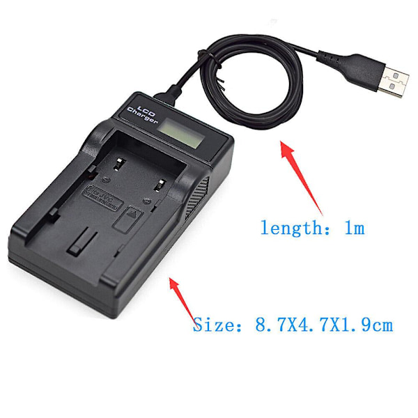 Usb Batterioplader Kompatibel Jvc Gz-mg630aek Everio Gz-ms100 Ms120 Hdd Camcorder
