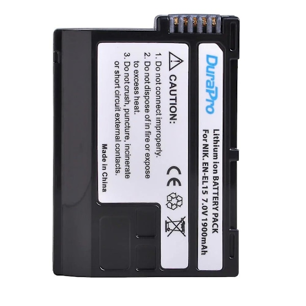 1900mAh EN-EL15 EN EL15 Uppladdningsbart Kamerabatteri För Nikon D600 D610 D600E D800 D800E D810 D7000 D7100 D750 V1 MH-25