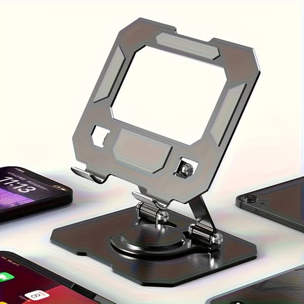 Nyt Tablet Stativ, Desktop Live Streaming Telefonholder Black-