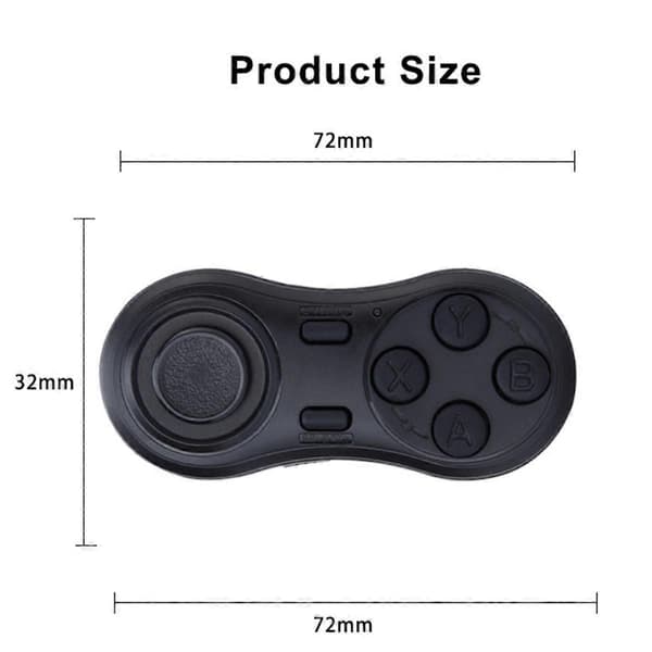 Bluetooth Gamepad Trådlös V4.0 VR Controller Fjärrkontroll Gamepad Black