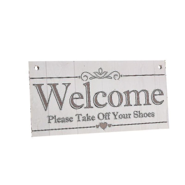 Vänligen ta av dig dina skor Sign Ric Door Hs Rative Board For Porch Home R