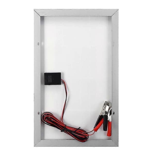 10W 12V Solcellepanel Batterilader for Kjøretøy, Portåpner, Elektrisk Gjerde